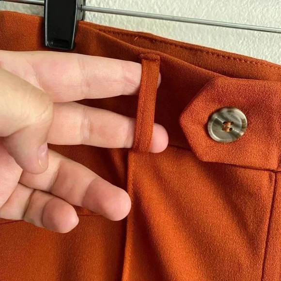 🆕Soho Orange Flare Leg Suit Pants M🆕 - Picture 6 of 13